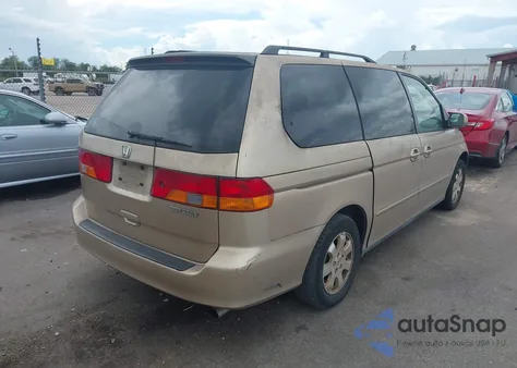2002 Honda Odyssey Ex-L z USA, uszkodzony, nr VIN 2HKRL18012H589266